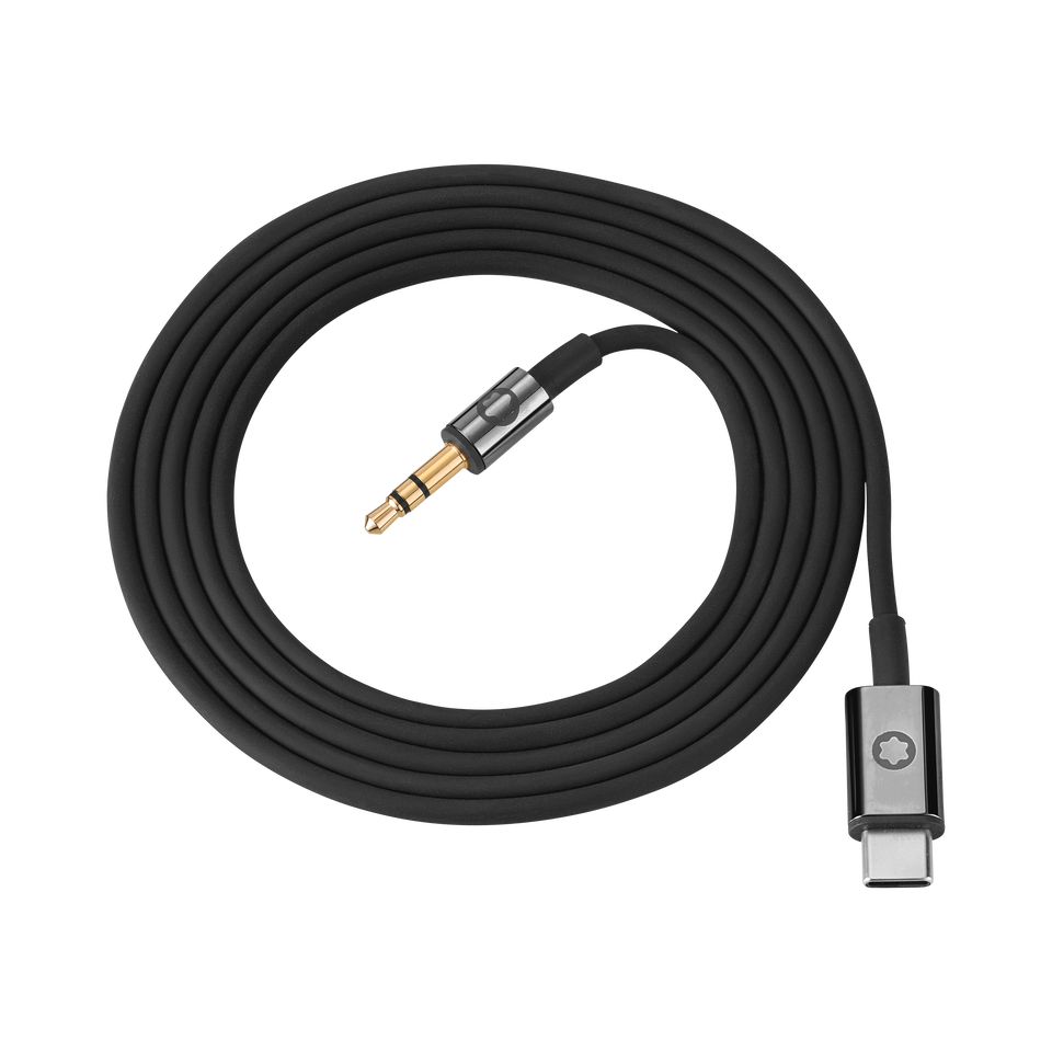 Black Cable Set for Montblanc MB 01 Headphones - 2