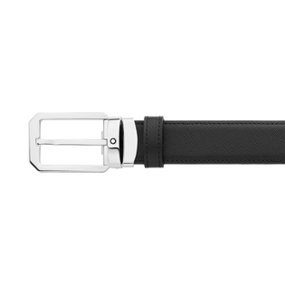Rectangular 30&nbsp;mm Reversible Belt in Leather