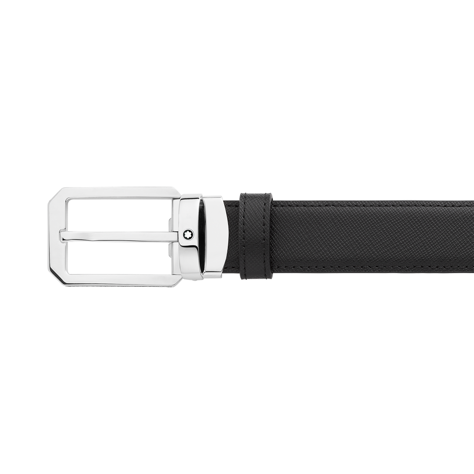Rectangular 30&nbsp;mm Reversible Belt in Leather - 2
