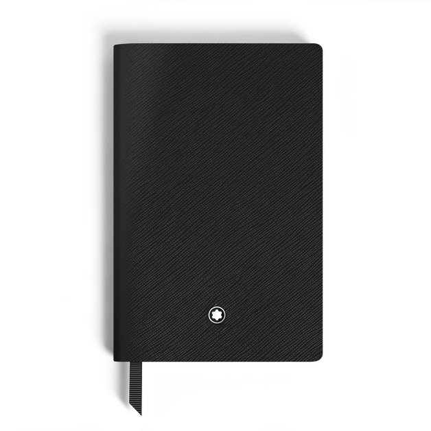 Small Notebook, Saffiano Leather, Black &ndash; Blank Pages - 2