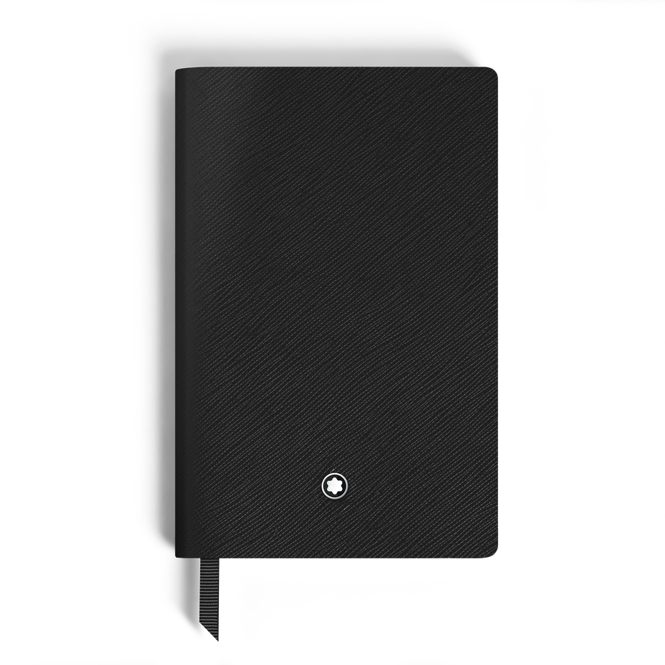 Small Notebook, Saffiano Leather, Black &ndash; Blank Pages - 2