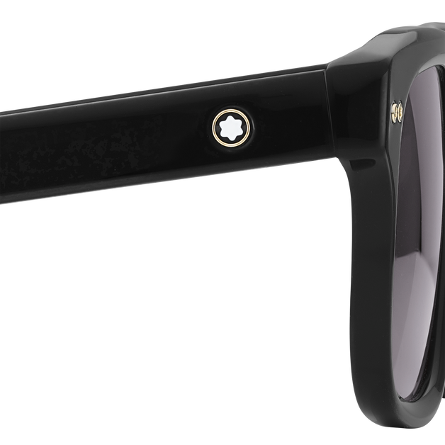 Rectangular Sunglasses with Black Coloured Acetate Frame  - 4