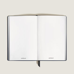 Small Notebook, Ink Blue Leather, Blue &ndash; Blank Pages