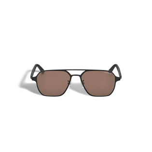 Squared Sunglasses with Black Metal Frame