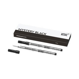 2x Rollerball Refills, Mystery Black