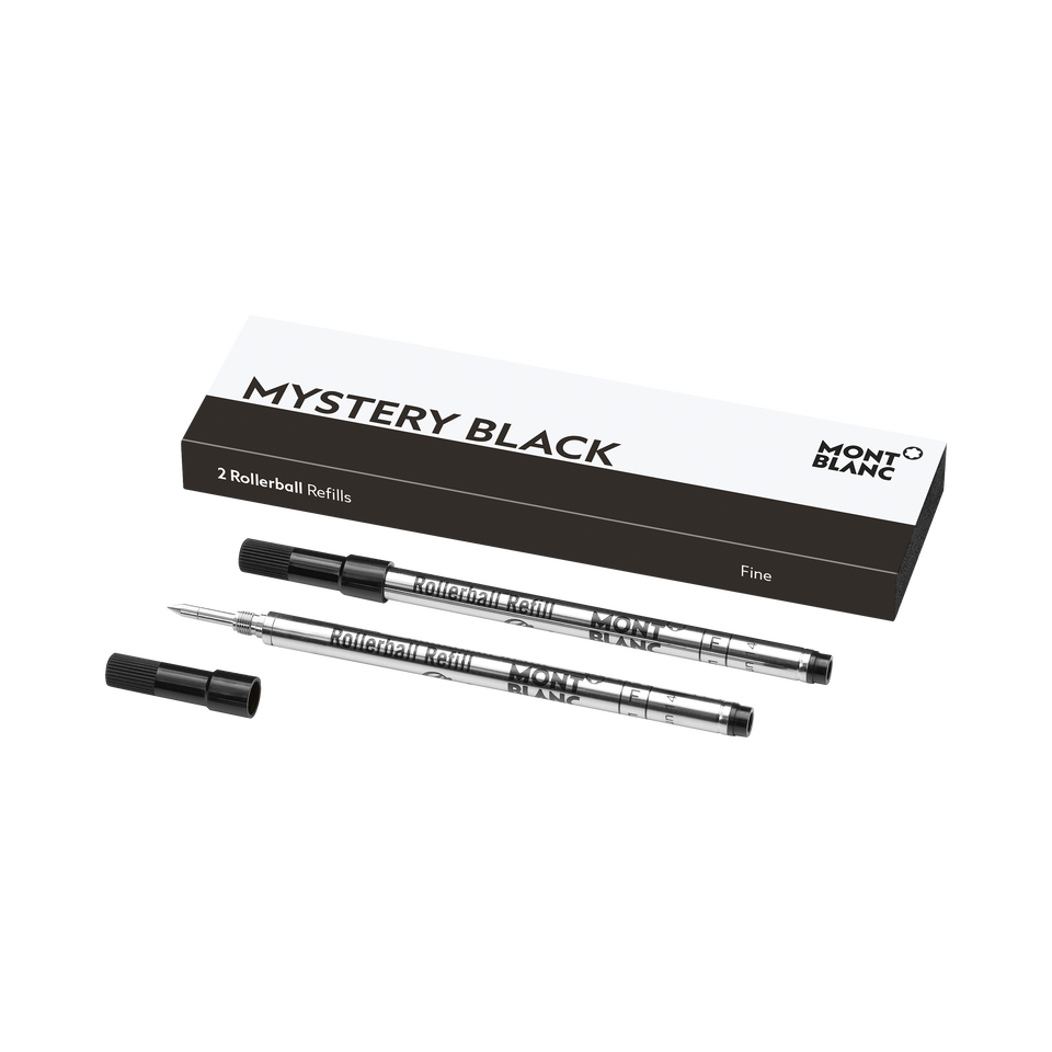 2x Rollerball Refills, Mystery Black - 1