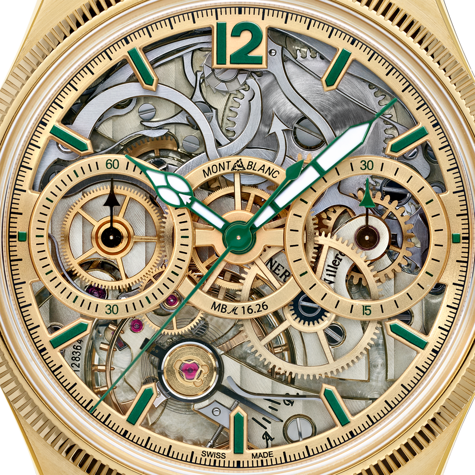 Montblanc 1858 The Unveiled Secret Minerva Monopusher Chronograph Limited Edition - 18 pieces - 5
