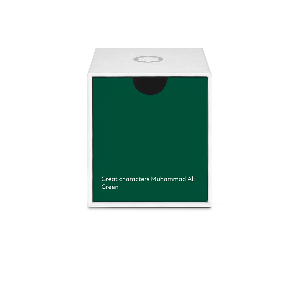 Ink Bottle, Great Characters Homage to Muhammad Ali, Green - 50ml - 4