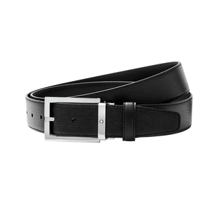 Rectangular 35&nbsp;mm Belt in Leather