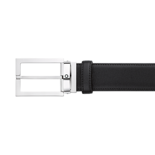 Rectangular 35&nbsp;mm Belt in Leather
