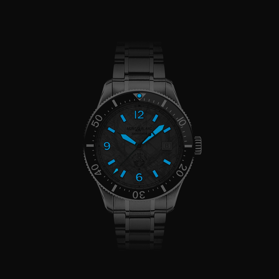 Montblanc 1858 Iced Sea Automatic Date  - 6