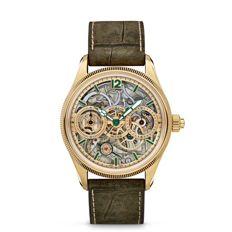 Montblanc 1858 The Unveiled Secret Minerva Monopusher Chronograph Limited Edition - 18 pieces - 1