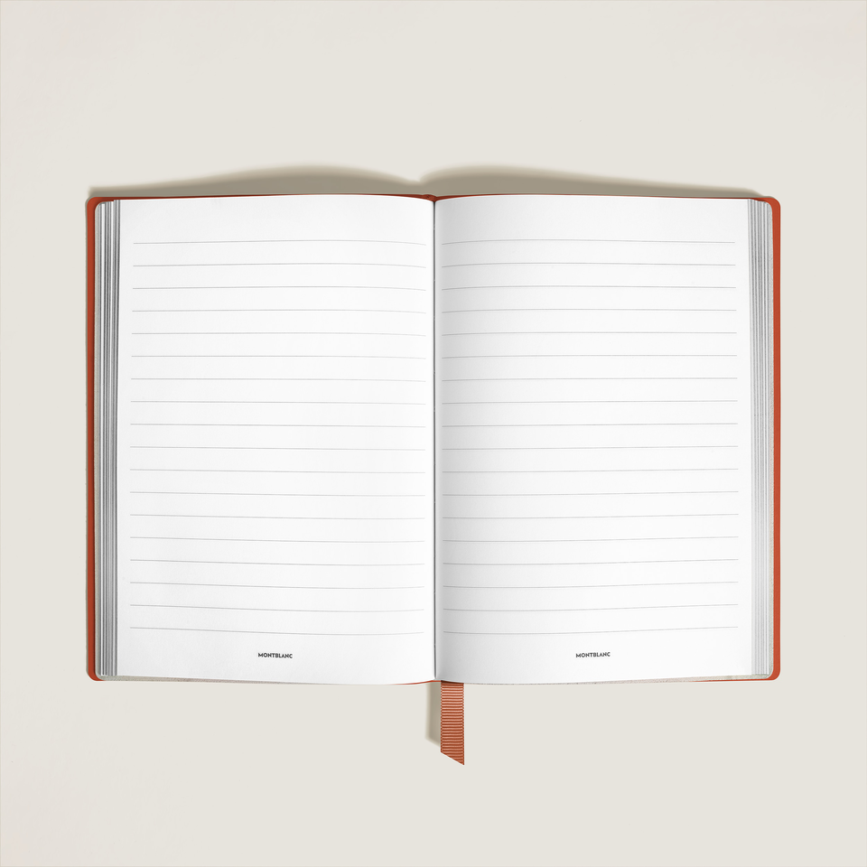 Medium Notebook, Cayenne Leather, Burgundy &ndash; Lined Pages - 1