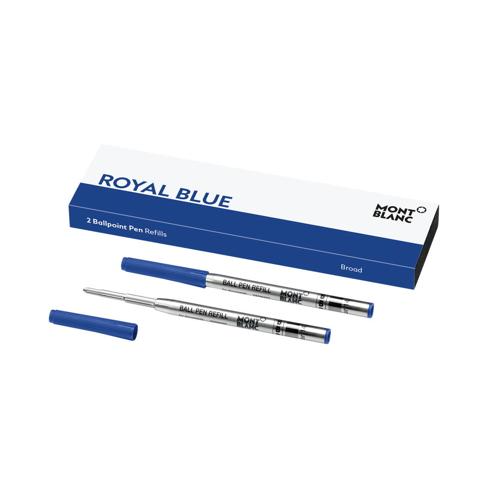 2x Ballpoint Refills, Royal Blue - 1