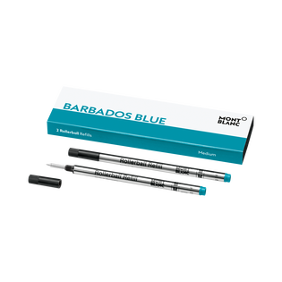 2x Rollerball Refills, Barbados Blue