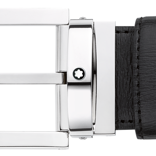 Rectangular 35&nbsp;mm Belt in Leather