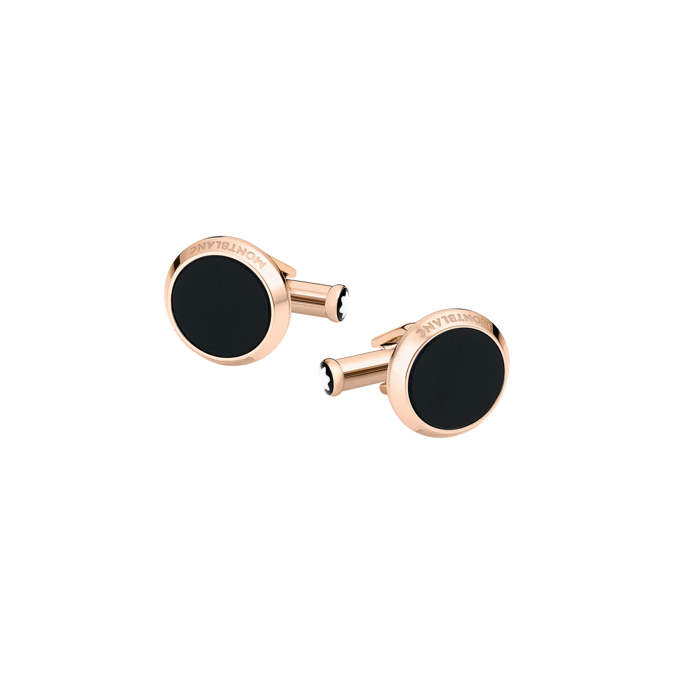 Meisterst&uuml;ck Cufflinks with Onyx Inlay - 1