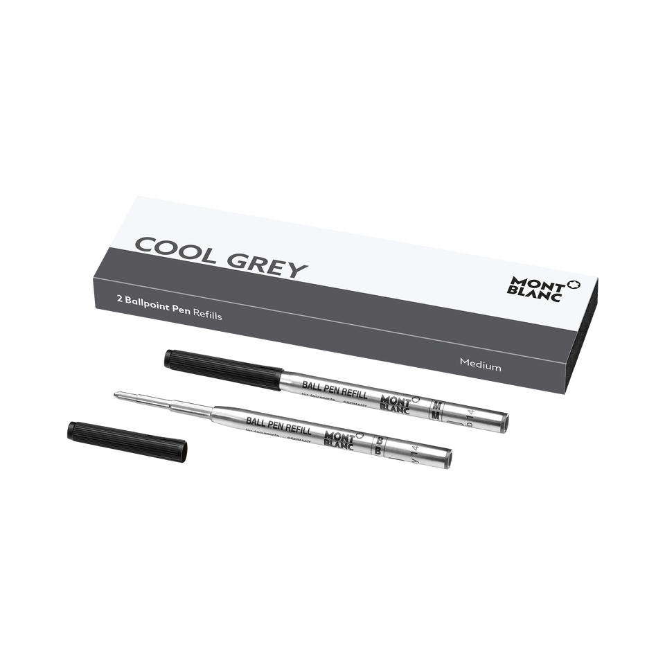 2 Ballpoint refills, cool grey (M) - 1